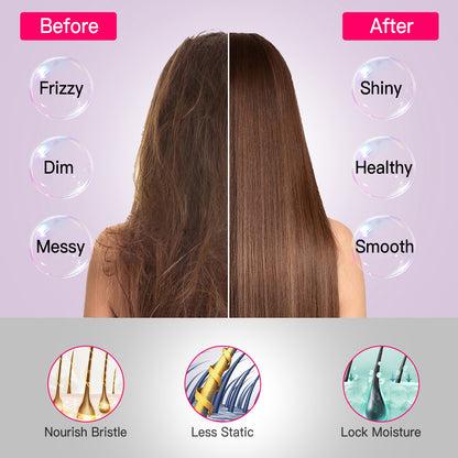 Mini Cordless Hair Curler Brush