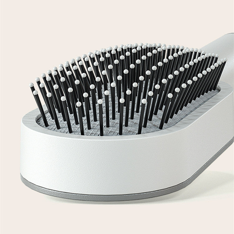 One-Click Self-Cleaning Hair Brush